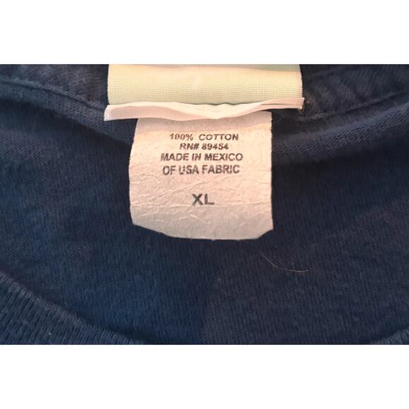 Vintage, Beatles Blue T-shirt Beatle Silhouettes Graphic Gray Unisex XL - Picture 5 of 6